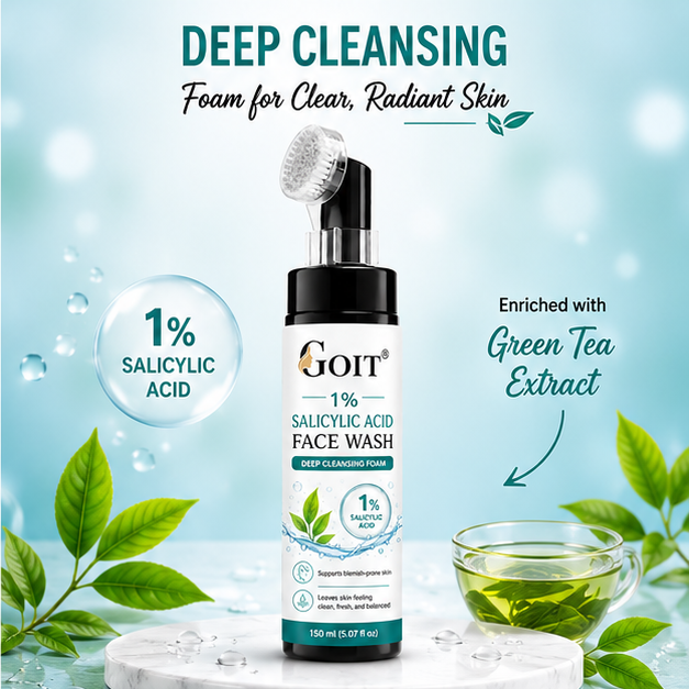 1% Salicylic Acid Face Wash Foam